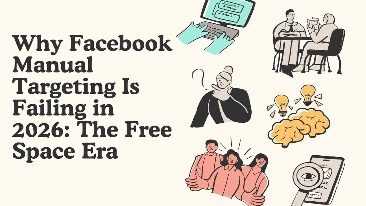 Why Facebook Manual Targeting Is Failing in 2026: The Free Space Era